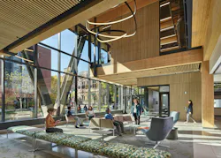 Amy Gutmann Hall at the University of Pennsylvania. Photo credit Jeffrey Totaro, courtesy Lake Flato Amy Gutmann Hall at the University of Pennsylvania. Photo credit Jeffrey Totaro, courtesy Lake Flato