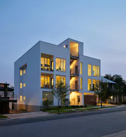 Ashram Multifamily, Austin, Texas. Photo © Casey Woods Ashram Multifamily, Austin, Texas. Photo © Casey Woods