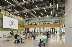 Innovation Village at Fanshawe College, London, Ontario, Canada, designed by Diamond Schmitt. Photo credit: Tom Arban Photography Inc., courtesy Diamond Schmitt Innovation Village at Fanshawe College, London, Ontario, Canada, designed by Diamond Schmitt. Photo credit: Tom Arban Photography Inc., courtesy Diamond Schmitt