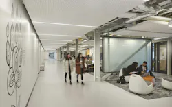 Innovation Village at Fanshawe College, London, Ontario, Canada, designed by Diamond Schmitt. Photo credit: Tom Arban Photography Inc., courtesy Diamond Schmitt Innovation Village at Fanshawe College, London, Ontario, Canada, designed by Diamond Schmitt. Photo credit: Tom Arban Photography Inc., courtesy Diamond Schmitt