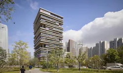 WeBank Headquarters, Shenzhen, China. Photo: Dave Burk © SOM WeBank Headquarters, Shenzhen, China. Photo: Dave Burk © SOM