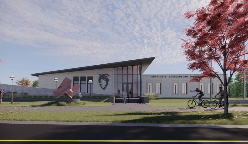 A new station for the Charlotte-Mecklenburg police force in North Carolina will be net-zero in its energy consumption.