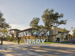 Cedar Park Public Library, Cedar Park, Texas. Photo: Robert Gomez, courtesy Lake Flato Cedar Park Public Library, Cedar Park, Texas. Photo: Robert Gomez, courtesy Lake Flato