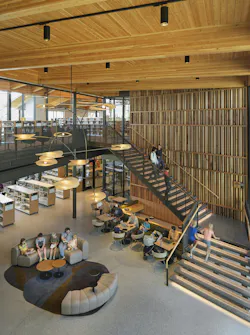 Cedar Park Public Library, Cedar Park, Texas. Photo: Robert Gomez, courtesy Lake Flato Cedar Park Public Library, Cedar Park, Texas. Photo: Robert Gomez, courtesy Lake Flato