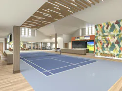 Pickleball courts in modern senior living facilities Pickleball courts in modern senior living facilities