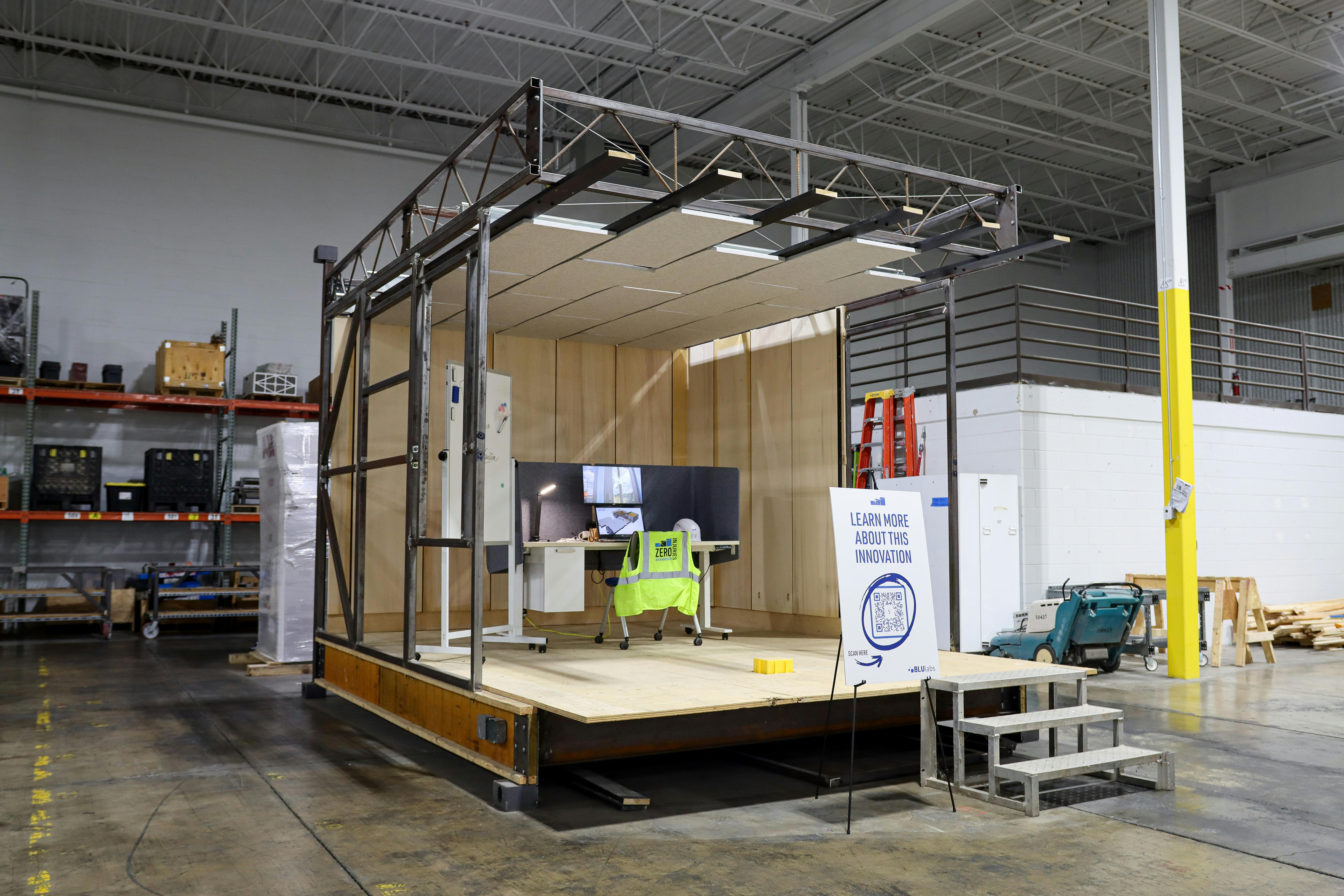 Mortenson opens BLUlabs research and development center to accelerate construction innovation. Photo courtesy Mortenson