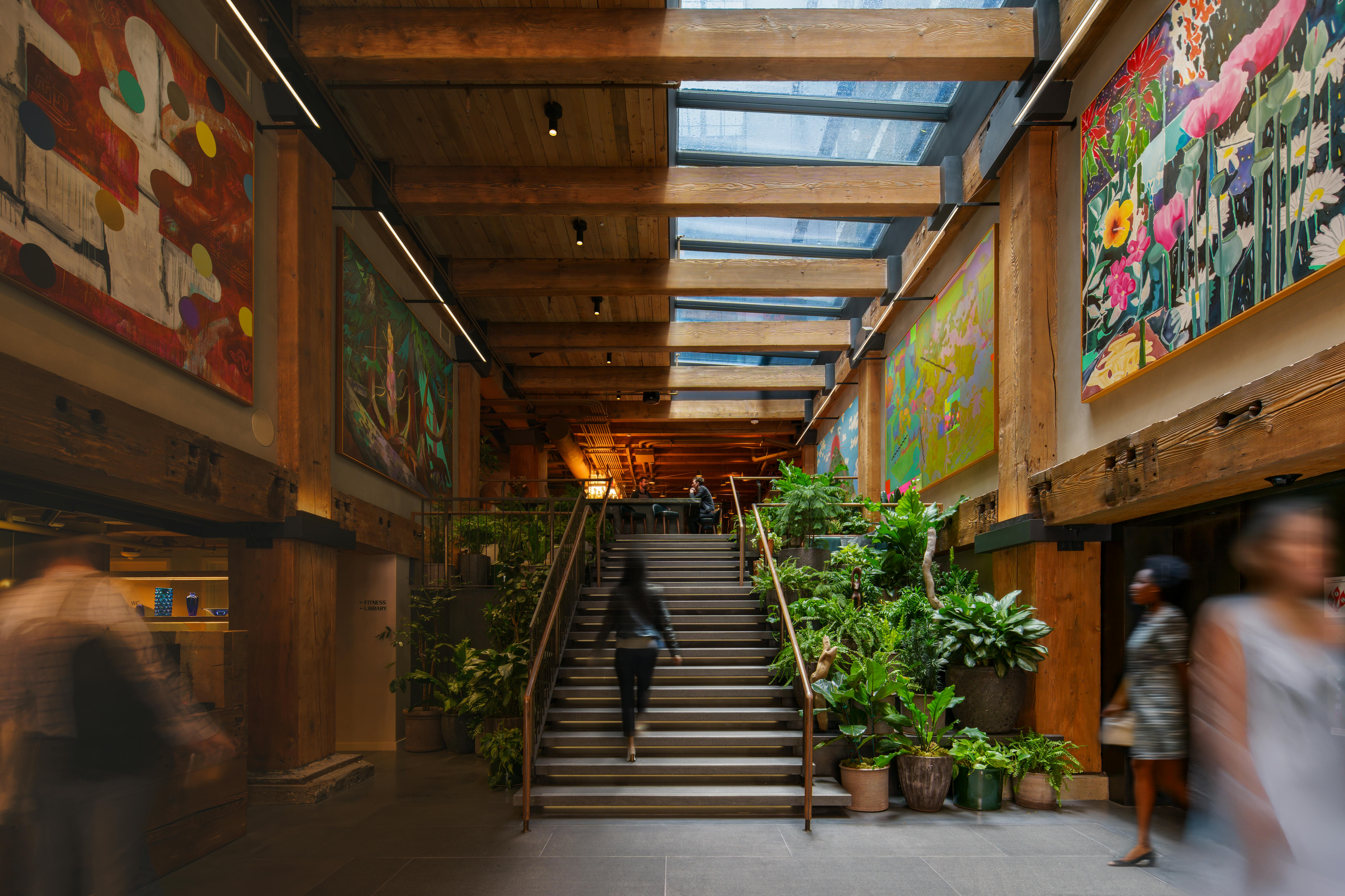 Populus Seattle interior adaptive reuse project