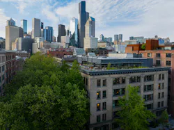 Populus Seattle adaptive reuse timber project exterior Populus Seattle adaptive reuse timber project exterior