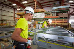 Findorff’s Madison, Wis., prefabrication facility. Photo courtesy Findorff Findorff’s Madison, Wis., prefabrication facility. Photo courtesy Findorff