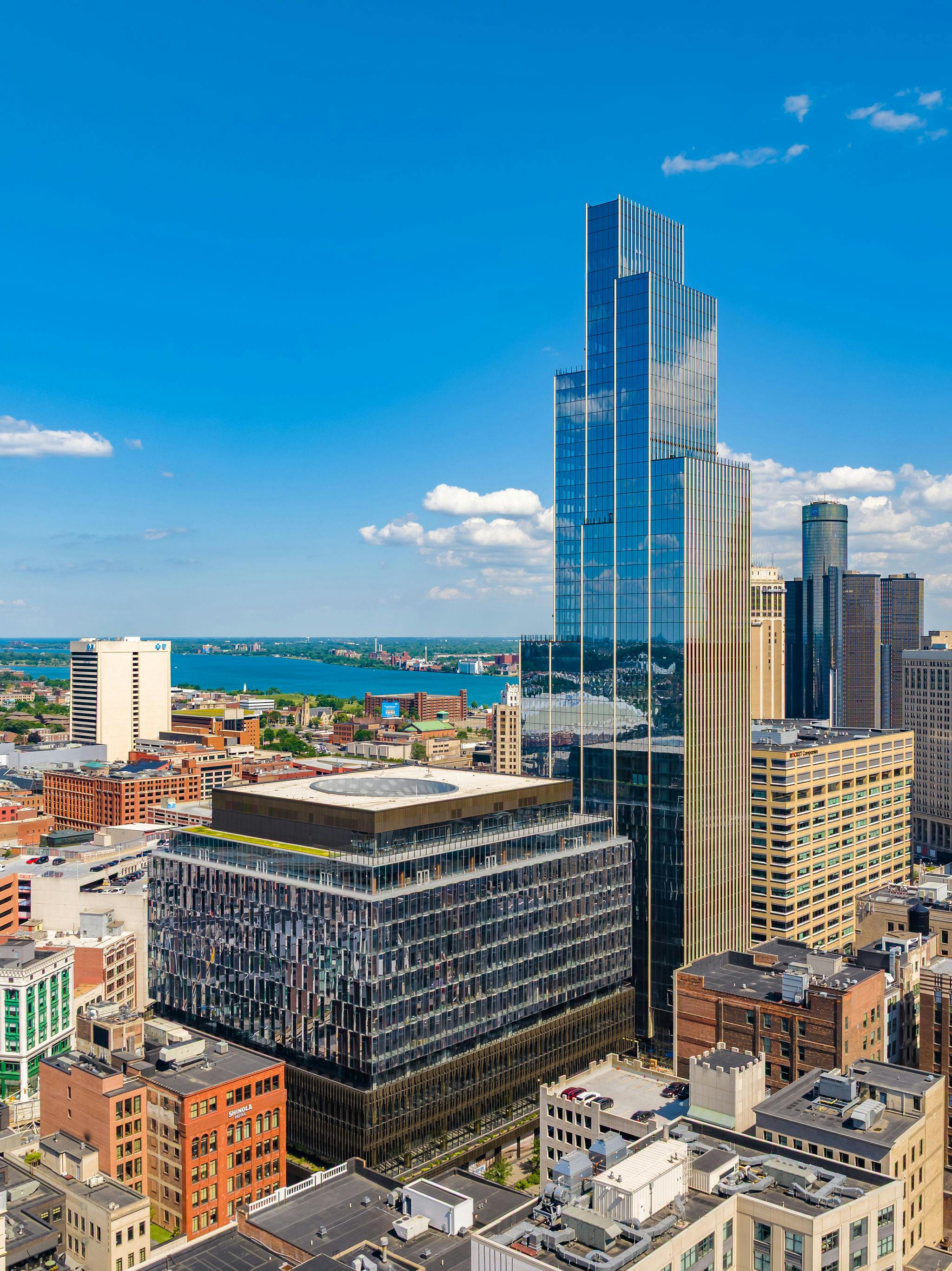 Hudson&rsquo;s Detroit mixed-use development. Photo courtesy Bedrock