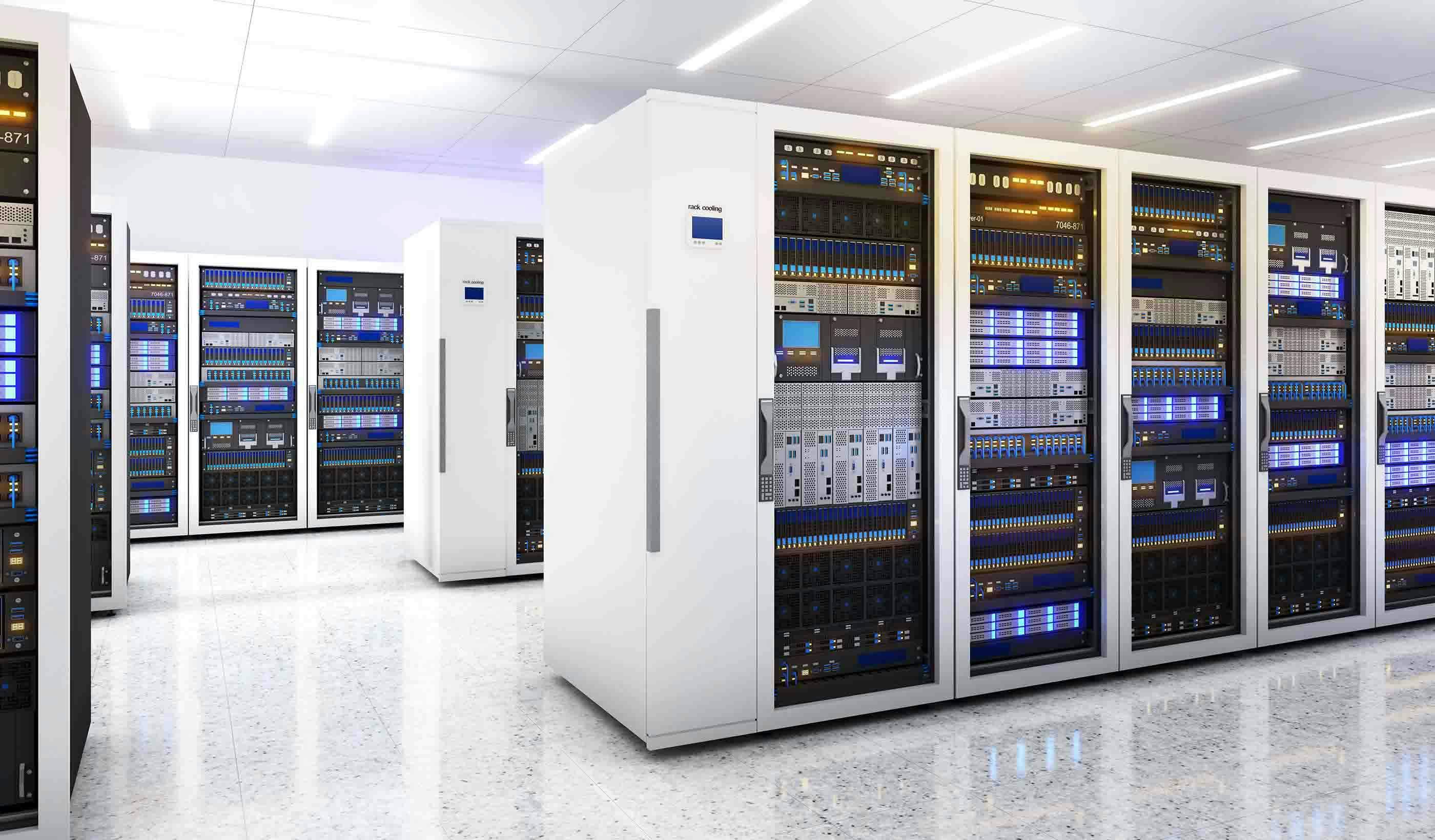 Data center interior