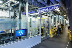 Part of the Seattle Aquarium's back-of-house operations are on display, including its animal care department. Part of the Seattle Aquarium's back-of-house operations are on display, including its animal care department.