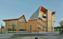 Photo © Tim Hursley, courtesy Mercer Mass Timber Photo © Tim Hursley, courtesy Mercer Mass Timber