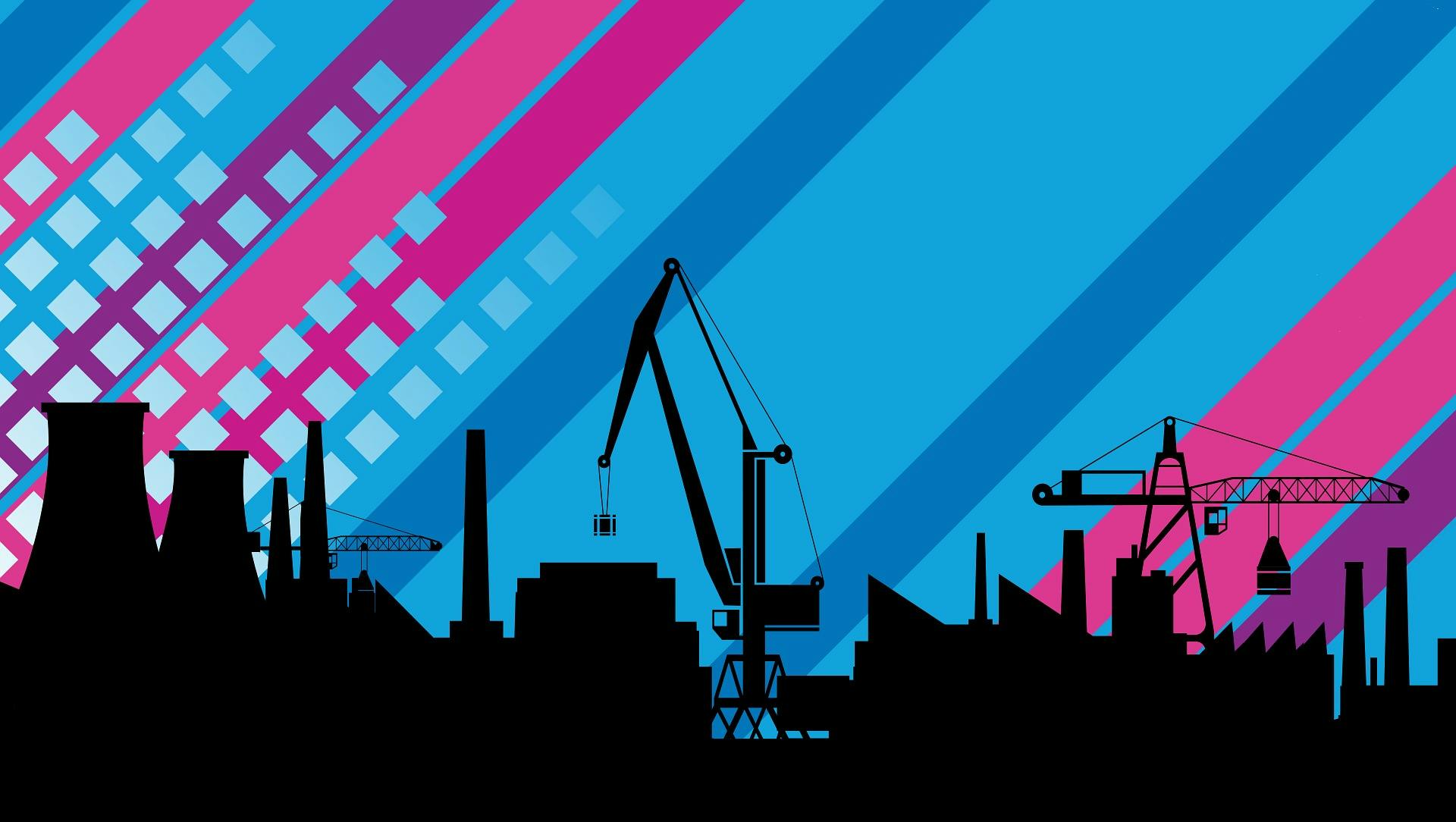 Abstract, Backgrounds, Building royalty-free vector graphic.