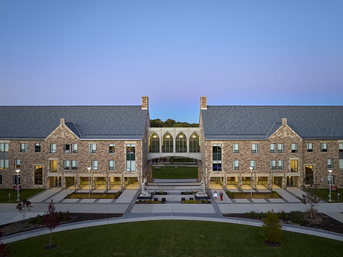 The 15-acre expansion reimagines the student experience through thoughtful architecture and a deliberate nod to the university's heritage