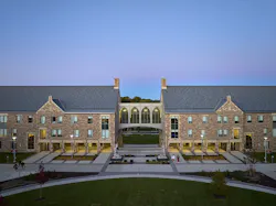 The 15-acre expansion reimagines the student experience through thoughtful architecture and a deliberate nod to the university's heritage The 15-acre expansion reimagines the student experience through thoughtful architecture and a deliberate nod to the university's heritage