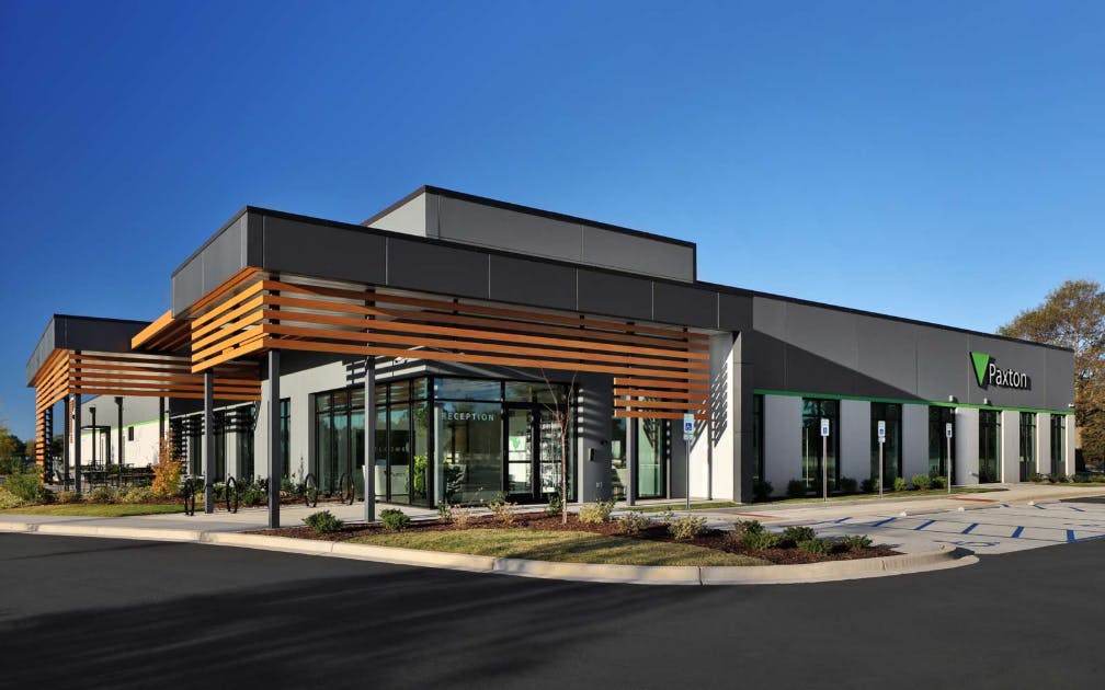 Paxton Access U.S. Headquarters in Greenville, S.C., designed by MCA Architecture. Photo courtesy McMillan Pazdan Smith