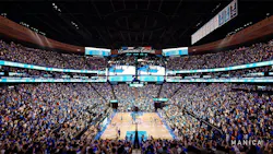 Game night view from baseline. Courtesy MANICA Architecture Game night view from baseline. Courtesy MANICA Architecture