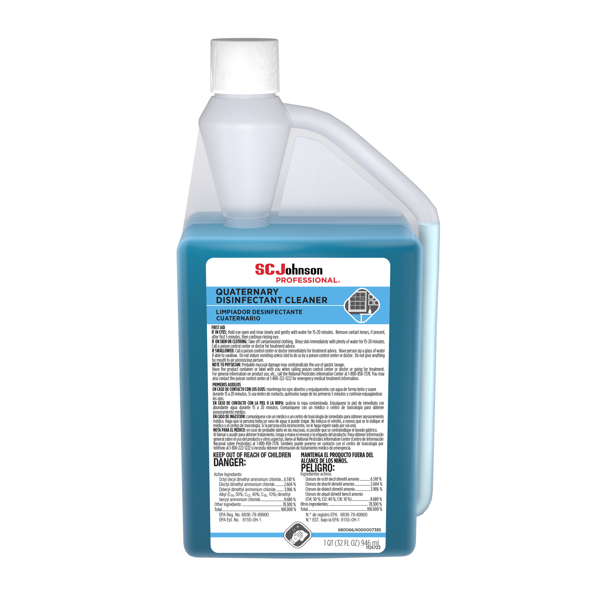 Sc Johnson Professional Quaternary Disinfectant Cleaner