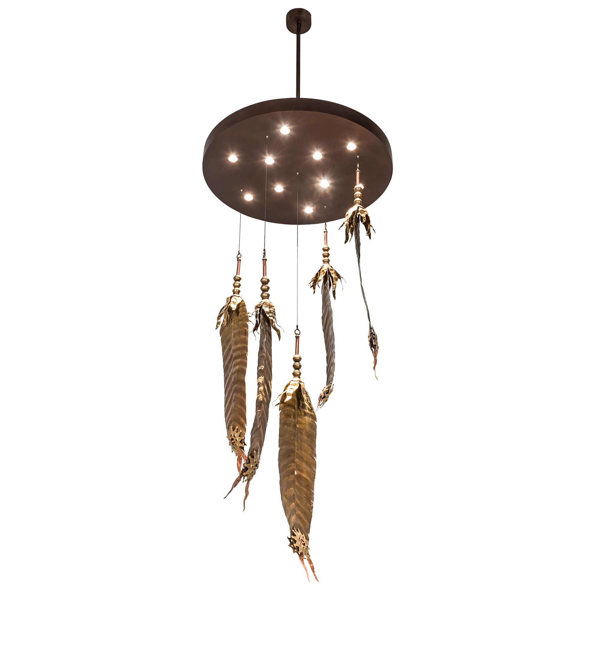 Meyda Lighting254208 Feather Cascading Pendant