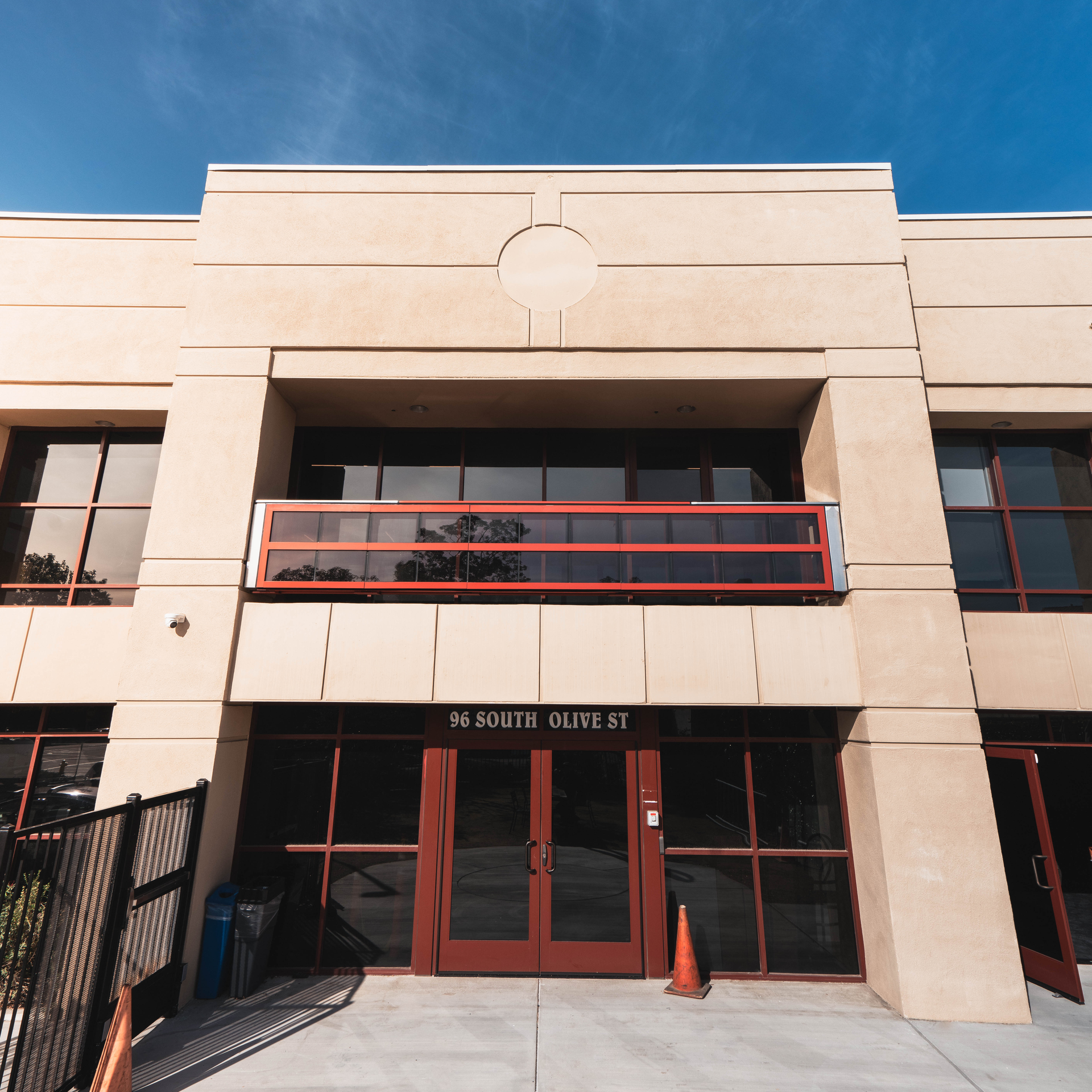 The Olive Building at Patagonia&rsquo;s corporate headquarters in Ventura, California, now features 22 energy-generating windows on its south facade. Developed by NEXT Energy Technologies, the solar windows on the Olive Building represent the first time this technology has been used on a building.