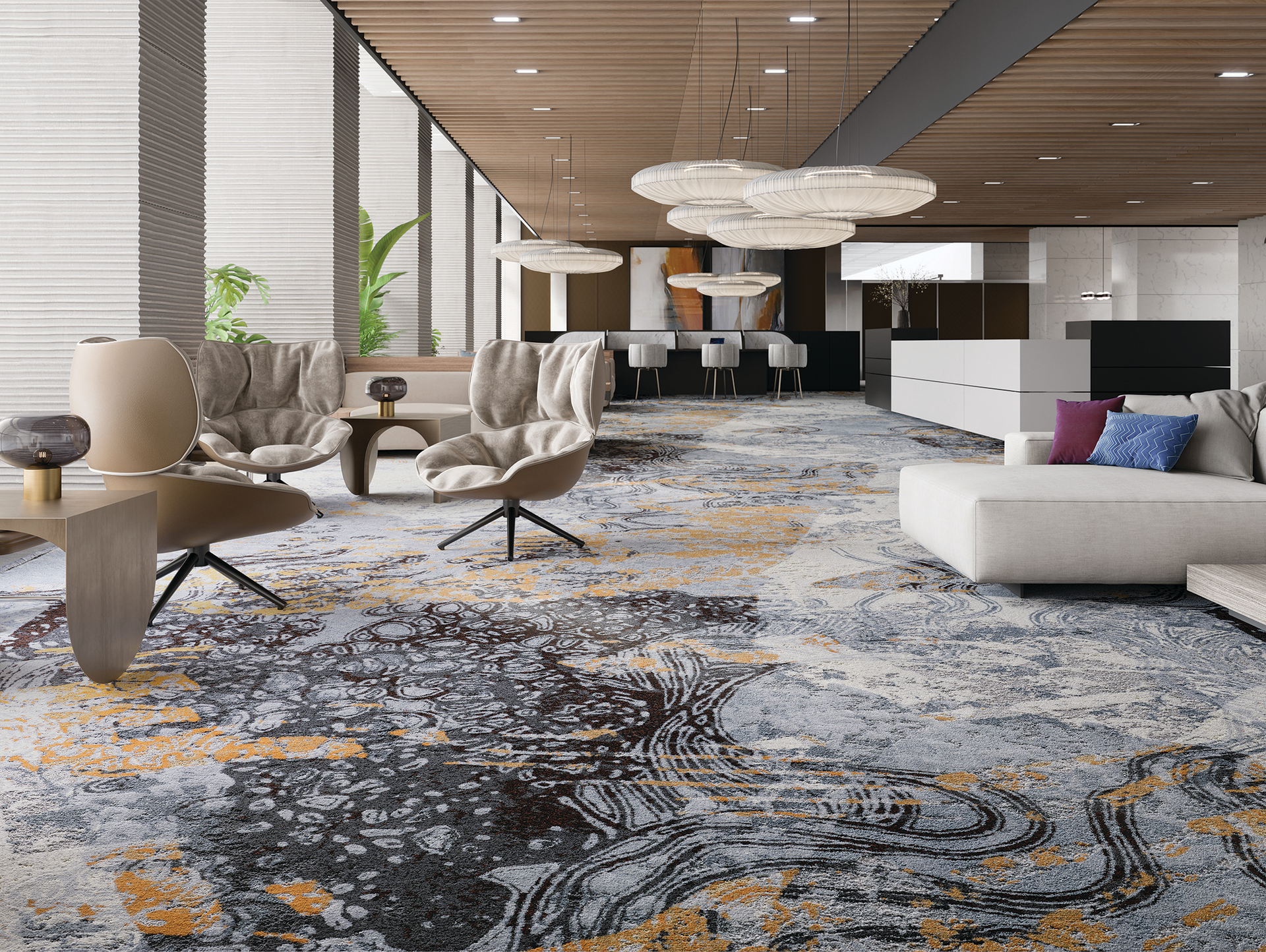 Mg Hospitality Durkan Abstract Artistry Qtf90986 Multi