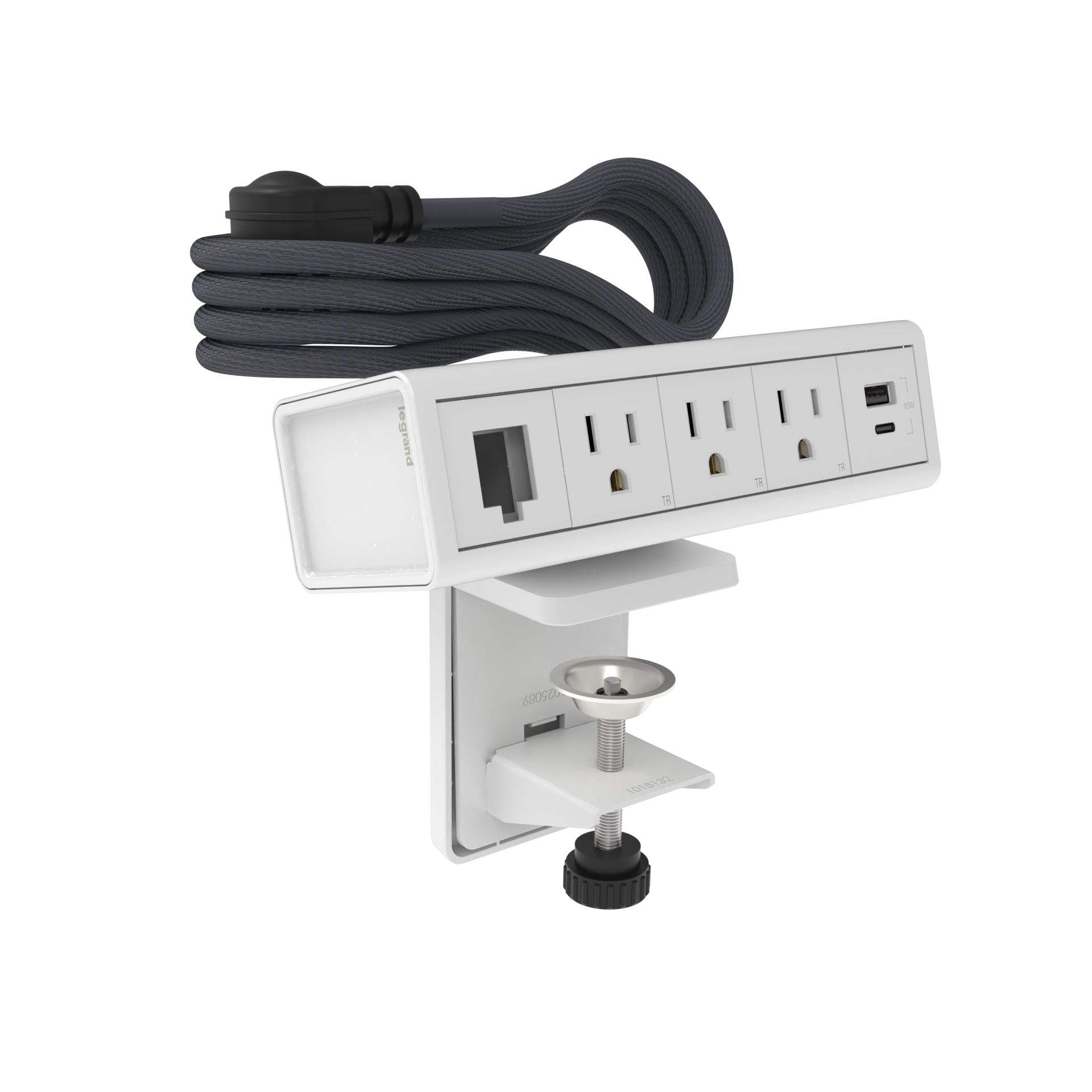 Legrand Dash Desktop Power Center Silo White