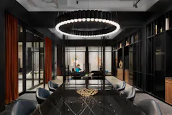 THE MART's 21,000-square-foot tenant-exclusive conference center and workspace features meeting rooms, lounge areas, flexible programming space and a private café, designed for quiet focus and productive collaboration. THE MART's 21,000-square-foot tenant-exclusive conference center and workspace features meeting rooms, lounge areas, flexible programming space and a private café, designed for quiet focus and productive collaboration.