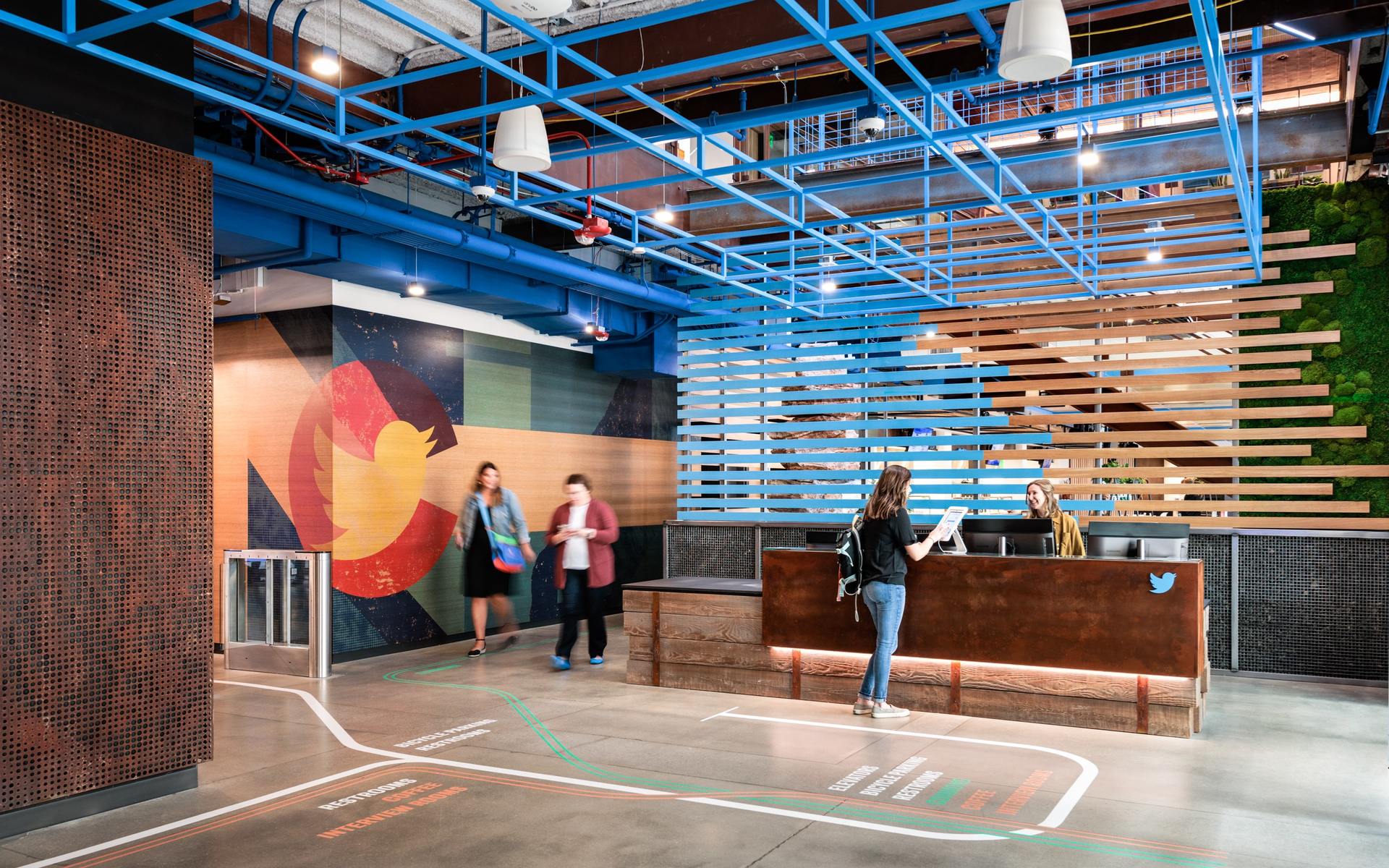 Stantec&rsquo;s lighting team thoughtfully integrated lights into Twitter&rsquo;s office in Boulder, Colorado. The goal for the four-story office building was to entice workers back to the office with space flexibility.