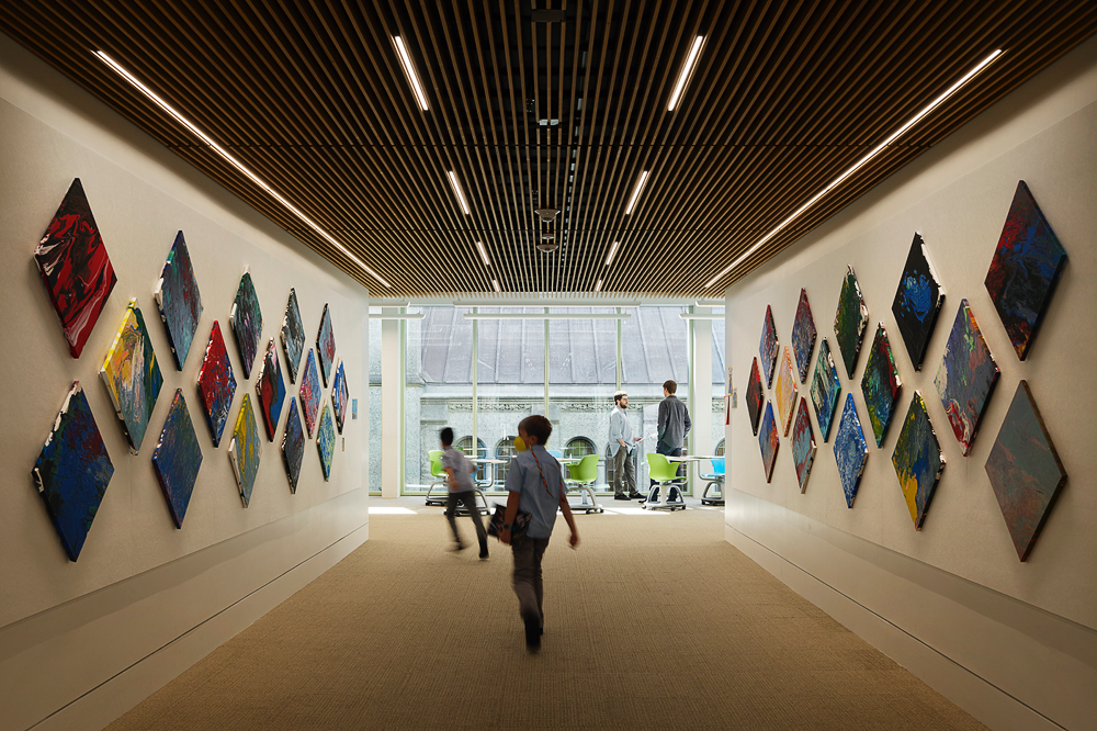 The Cathedral School for Boys needed to expand to give students from different grades a place where they could assemble for collaborative studies.