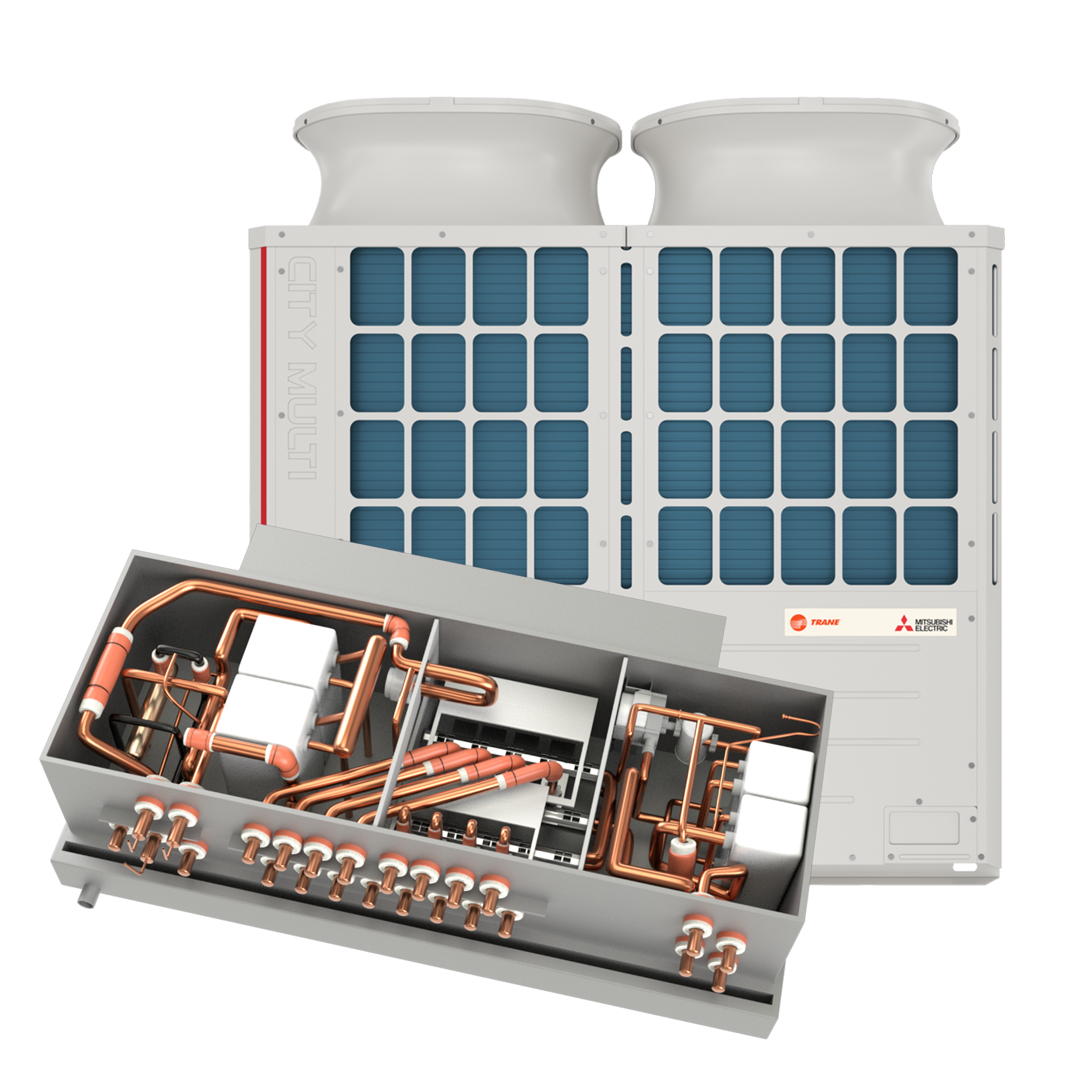 Trane Mitsubishi Electric Hvrf Heating And Cooling System