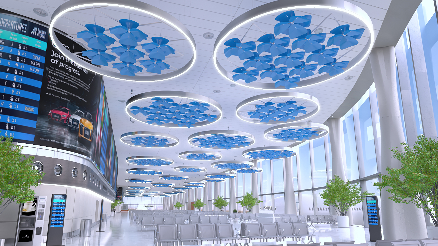 Certain Teed Petals Airport Cloud Pattern