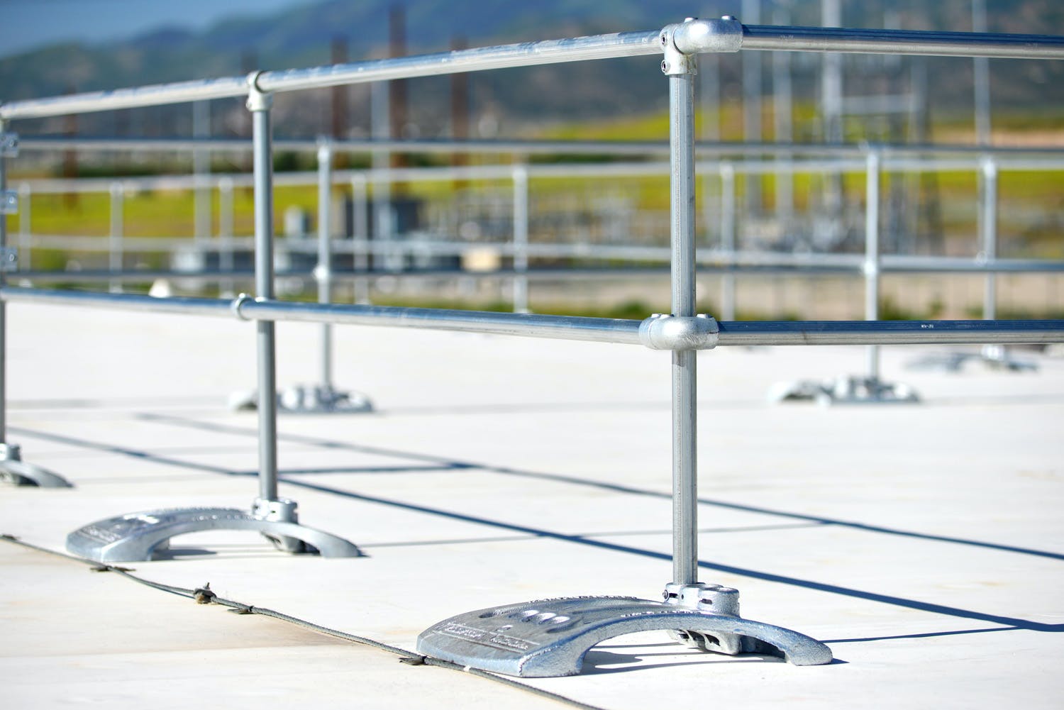 Guardrails are one way to keep people safe on your roof.