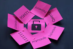 A broken lock surrounded with commonly used passwords. A broken lock surrounded with commonly used passwords.