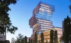 The BU Center for Computing and Data Sciences project is due to be completed this year. KPMB was the architectural contractor for the new build. The BU Center for Computing and Data Sciences project is due to be completed this year. KPMB was the architectural contractor for the new build.