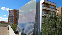 BAPV (Building Applied Photovoltaics) wall BAPV (Building Applied Photovoltaics) wall