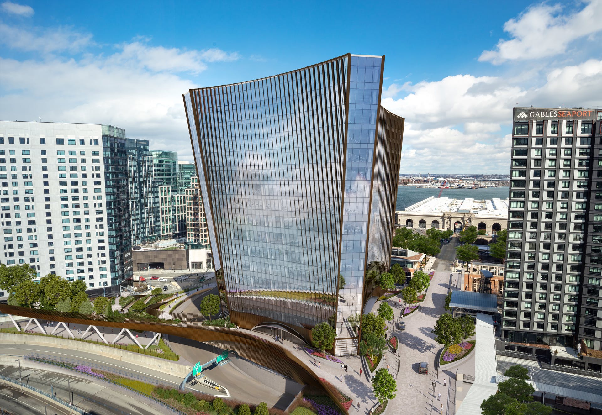 Located in the heart of Boston's Seaport District and across from the city's largest convention center, 10 World Trade has direct frontage along Congress St. and World Trade Center Ave.