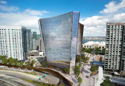 Located in the heart of Boston's Seaport District and across from the city's largest convention center, 10 World Trade has direct frontage along Congress St. and World Trade Center Ave. Located in the heart of Boston's Seaport District and across from the city's largest convention center, 10 World Trade has direct frontage along Congress St. and World Trade Center Ave.