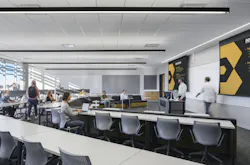 Instructional spaces at Woolsey Hall are designed for the collaborative, project-oriented work that students can expect in future careers. Instructional spaces at Woolsey Hall are designed for the collaborative, project-oriented work that students can expect in future careers.