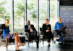 From left: Whitney Austin Gray, IWBI; Dr. Yele Aluko, EY Americas; Kay Sargent, HOK; and Dr. Amy Kenny, Georgetown University From left: Whitney Austin Gray, IWBI; Dr. Yele Aluko, EY Americas; Kay Sargent, HOK; and Dr. Amy Kenny, Georgetown University