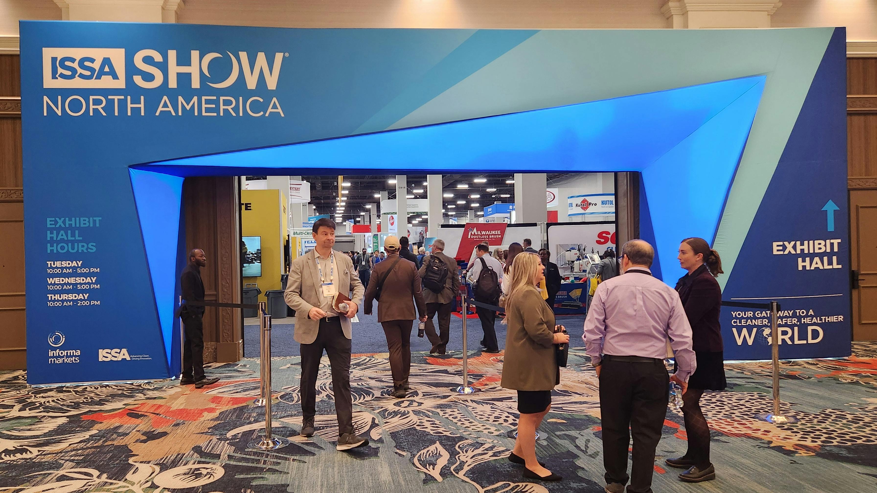 The entrance to the 2024 ISSA Show North America.