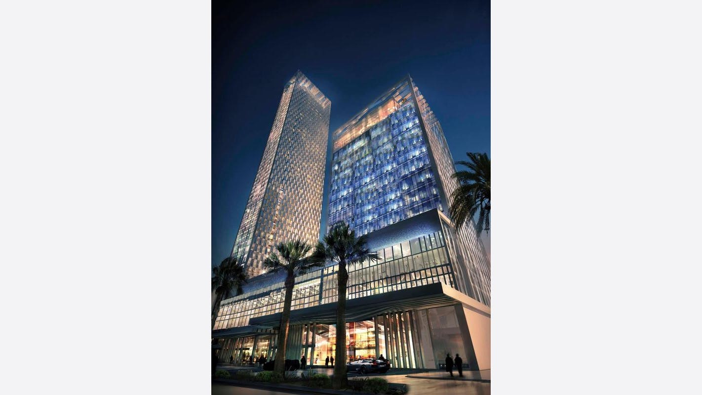 Acuity's Intelligent Spaces group already has a stable of smart building companies through its Distech Controls unit, which counts Kuwait City's Burj AlShaya Towers among its customers. (Photo credit: Image courtesy of Acuity Brands.)