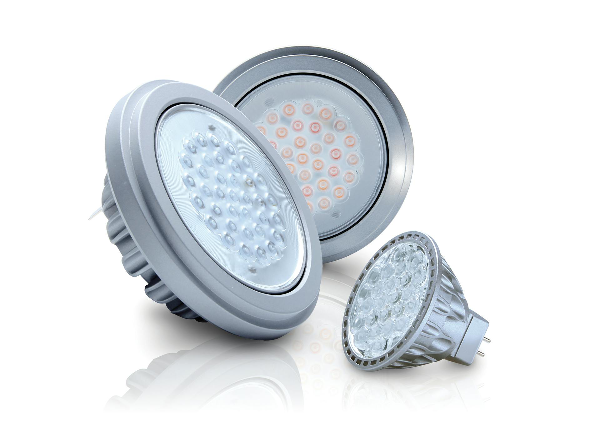 Ecosense, known for its architectural-grade LED lighting, has acquired all Soraa assets, branding, intellectual property, and product lines, including the VIVID-Warm Dim lamps shown here, which were recognized as a finalist product in the 2020 Sapphire Awards. (Photo credit: Image courtesy of Soraa.)