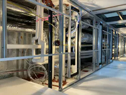 Hotel Marcel in New Haven, CT, is being retrofitted by Sinclair Digital with Power over Ethernet (PoE) technology from connectivity specialist Igor to deliver low-voltage power and controls capability to lighting and building systems in the hospitality space. (Photo credit: Image courtesy of Kim Johnson, Igor, Inc.) Hotel Marcel in New Haven, CT, is being retrofitted by Sinclair Digital with Power over Ethernet (PoE) technology from connectivity specialist Igor to deliver low-voltage power and controls capability to lighting and building systems in the hospitality space. (Photo credit: Image courtesy of Kim Johnson, Igor, Inc.)