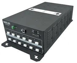 The lighting industry has a new option for DC grid connectivity and power with the WaveLinx Low-Voltage Power Module from Cooper, which boosts LED luminaire energy savings while simplifying installation without the need for an electrician. (Photo credit: Image courtesy of Cooper Lighting Solutions.) The lighting industry has a new option for DC grid connectivity and power with the WaveLinx Low-Voltage Power Module from Cooper, which boosts LED luminaire energy savings while simplifying installation without the need for an electrician. (Photo credit: Image courtesy of Cooper Lighting Solutions.)