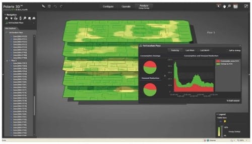 Osram Sylvania Encelium Polaris 3D lighting control software features new configuration options