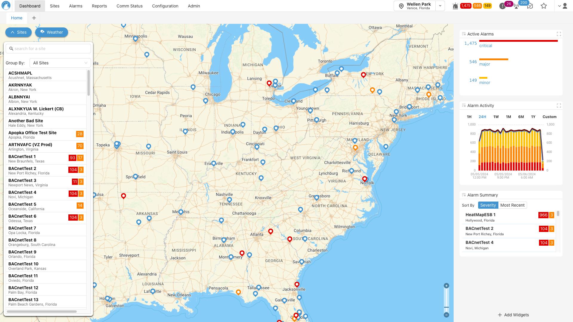 67f97acdccd90bed7766792a Quest Controls Osprey Fms Enterprise Dashboard