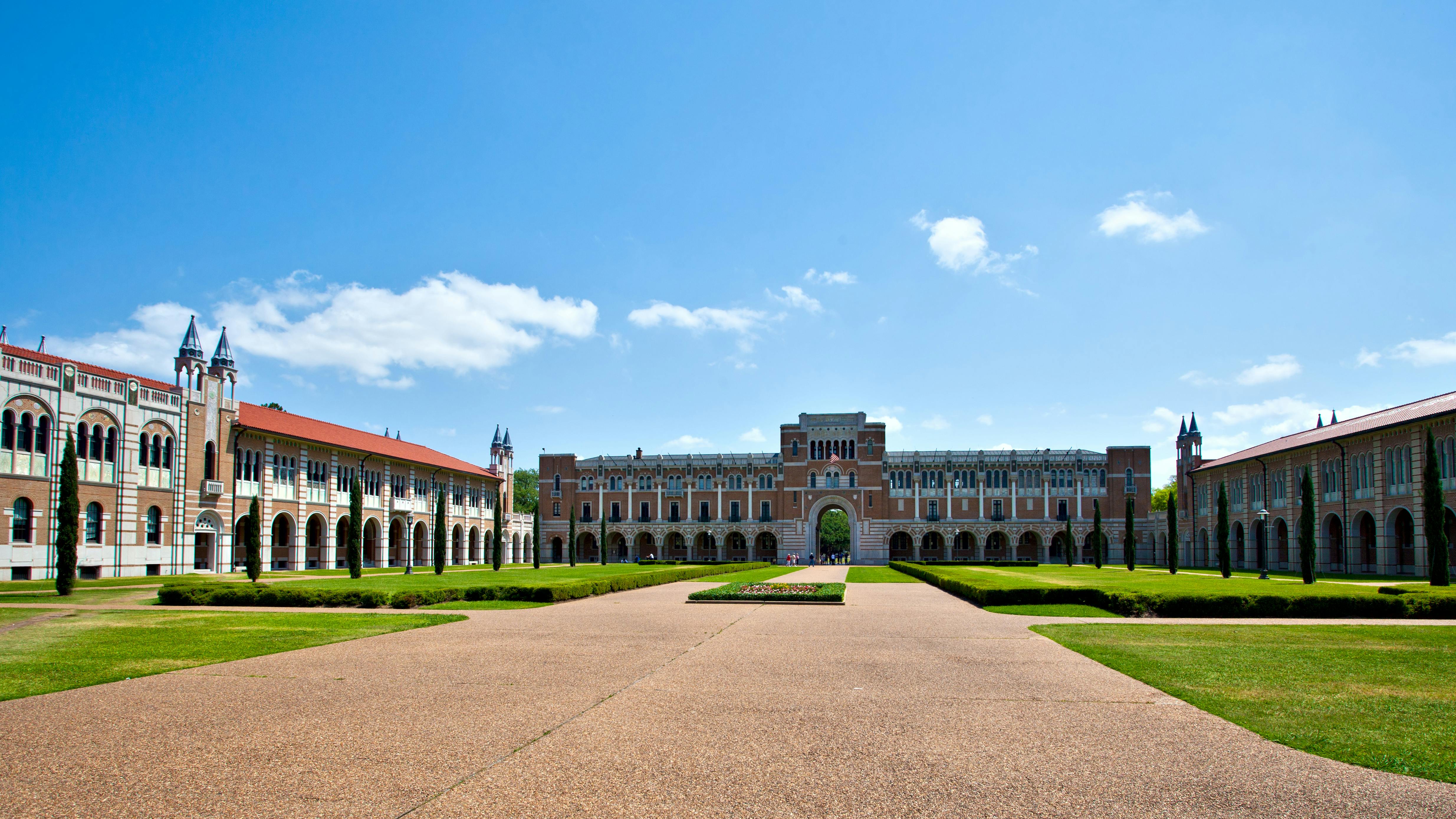 The Rice University campus in Houston, Texas.