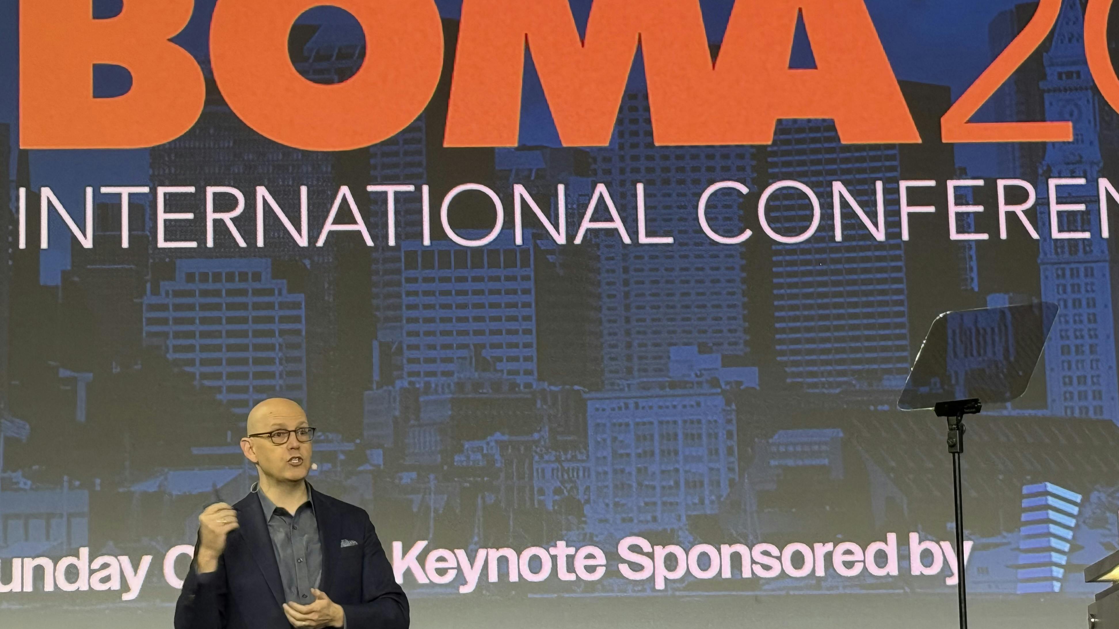 Brad Meltzer delivering keynote address at BOMA 2025