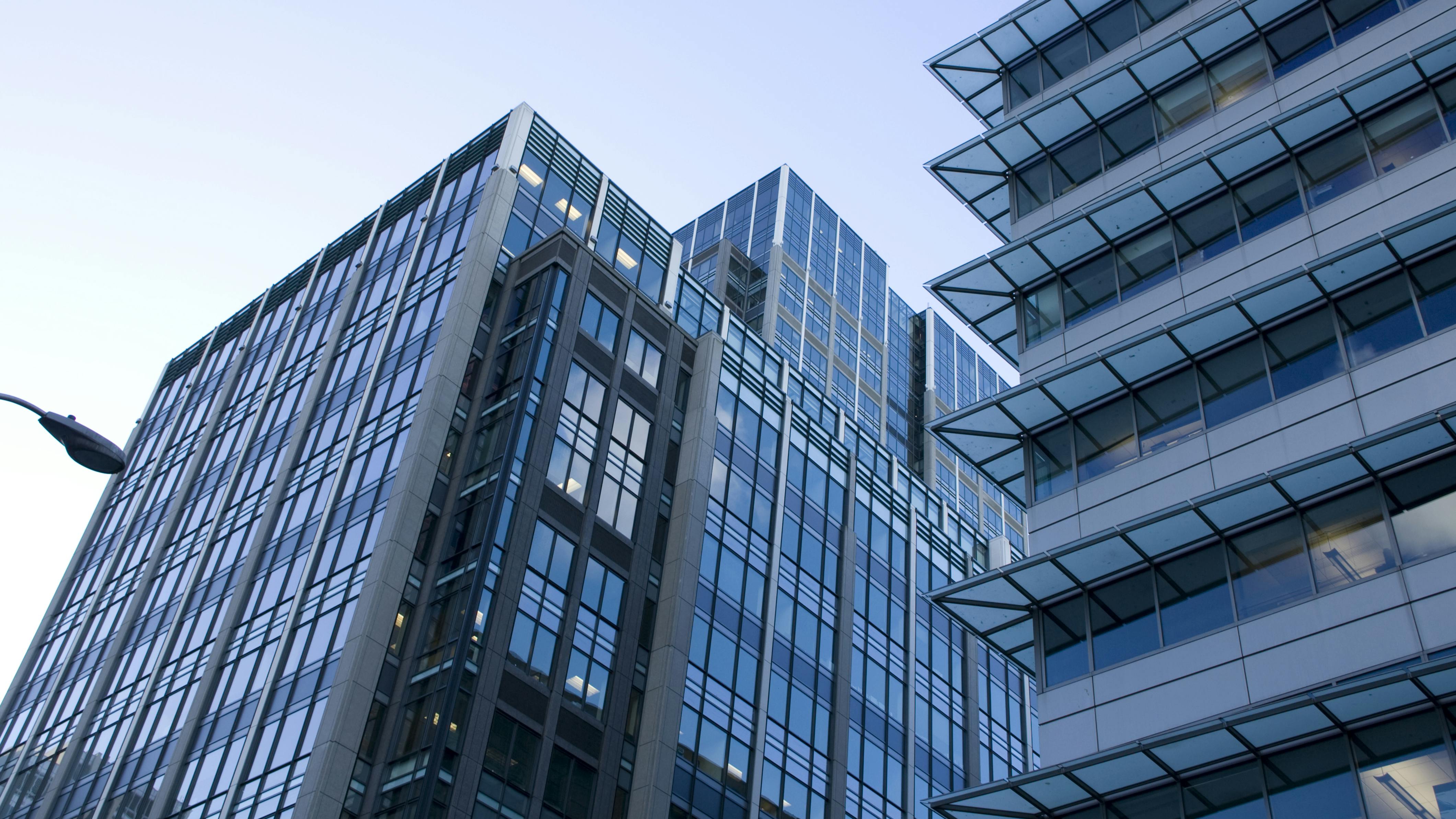 Commercial buildings in downtown Seattle.